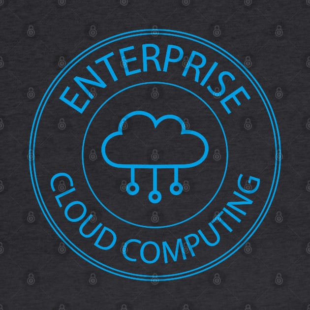 Enterprise Cloud Computing Blue Outline by Incognito Design